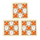 Jogo da Velha Montessori em Madeira – Brinquedo Educativo de Raciocínio para Crianças – Compre 2 Leve 3